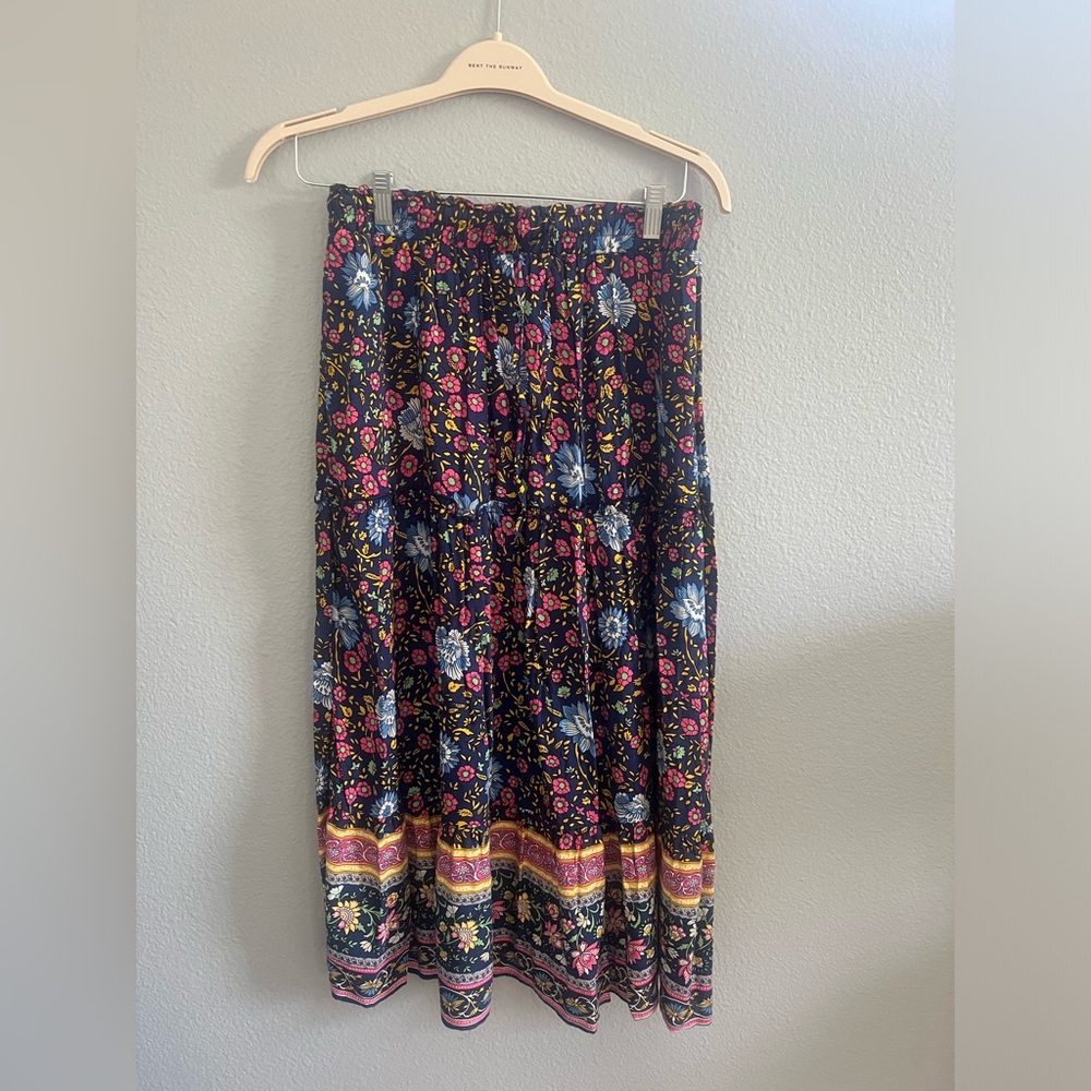 NWOT! Blue boho skirt - Picture 7 of 7